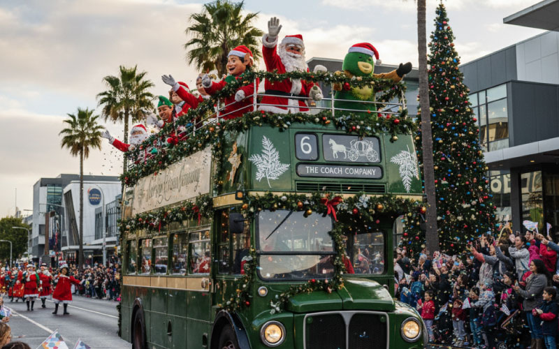 Sylvia Park Christmas Parade: Moving Magic with The Coach Company NZ